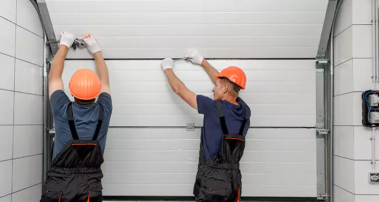 Garage Door Bottom Panel Repair in Sarasota Springs, FL