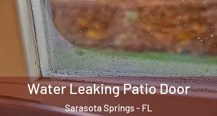  Water Leaking Patio Door Sarasota Springs - FL